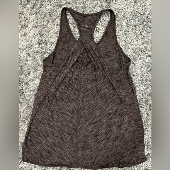 Lululemon Gray Racerback Tank Top - Picture 2 of 2